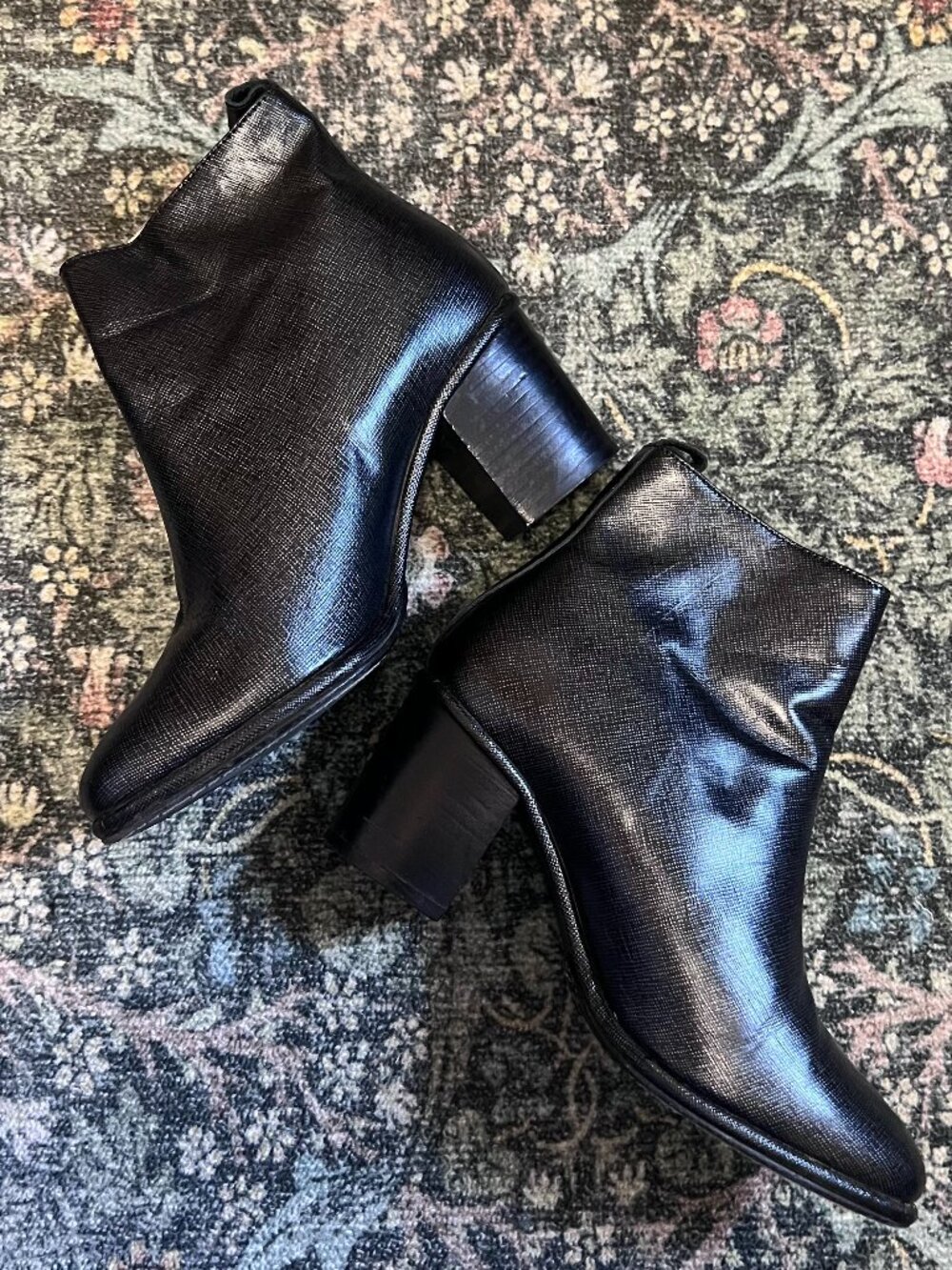 Opening Ceremony Metallic Leather Boots